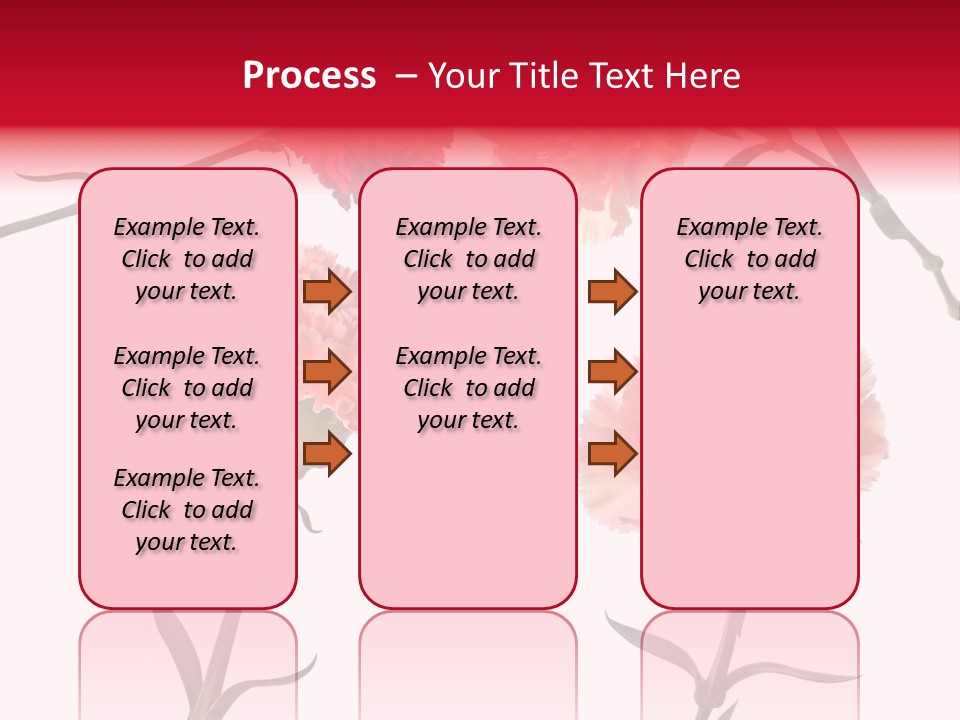 Set White Background Beauty PowerPoint Template