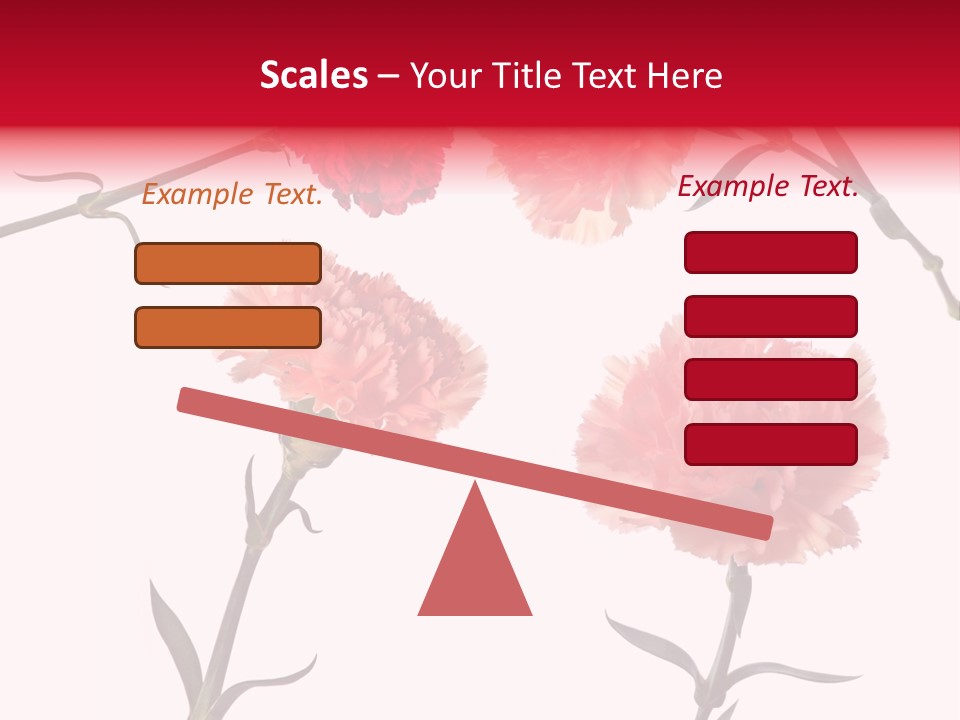 Set White Background Beauty PowerPoint Template