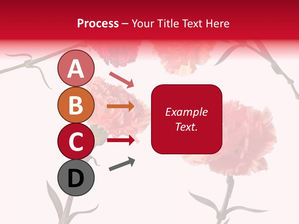 Set White Background Beauty PowerPoint Template