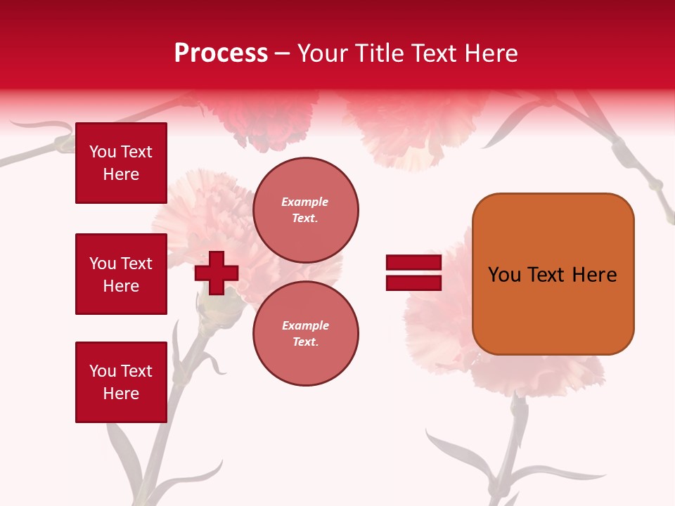 Set White Background Beauty PowerPoint Template