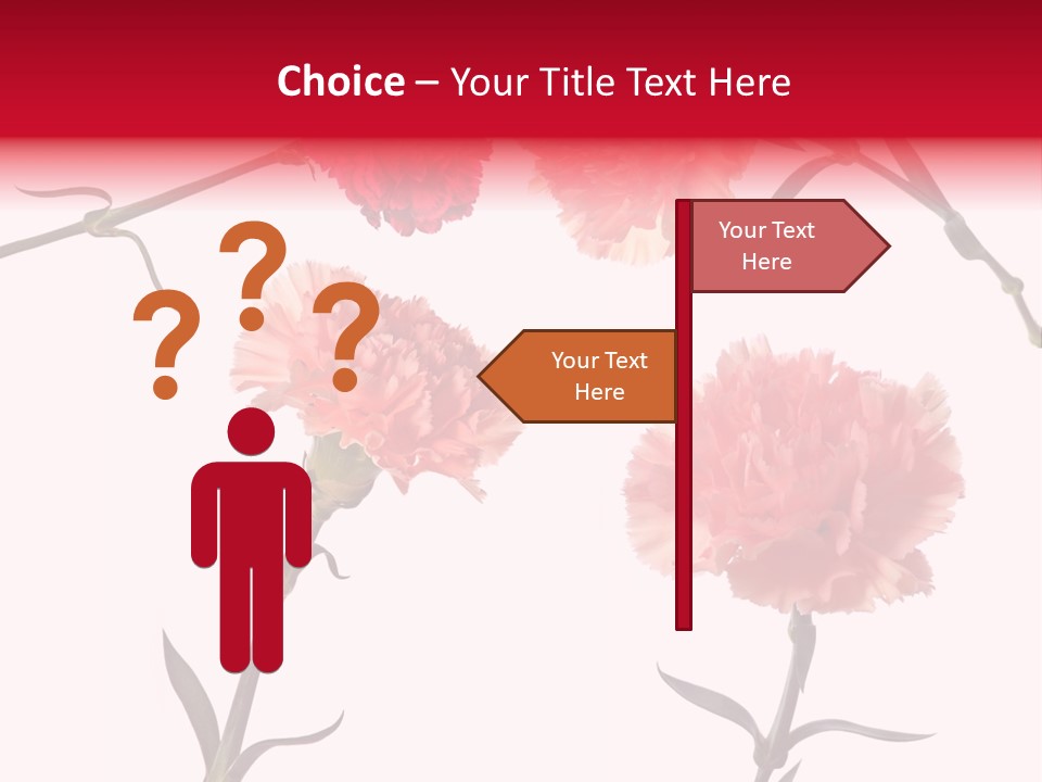 Set White Background Beauty PowerPoint Template