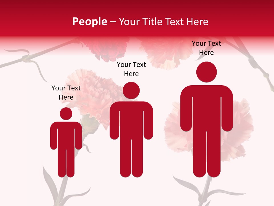 Set White Background Beauty PowerPoint Template