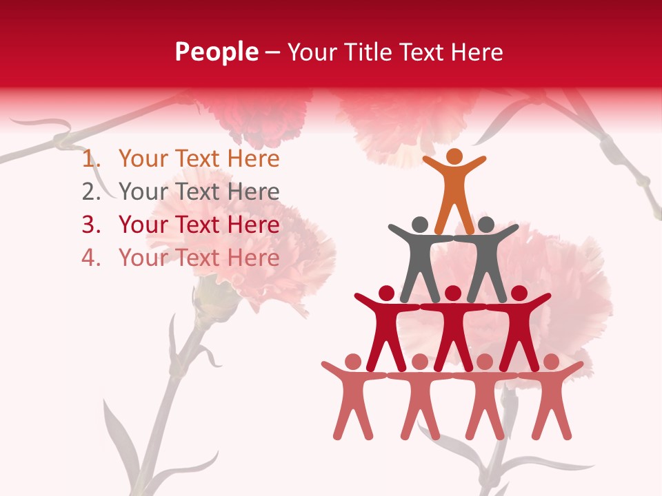 Set White Background Beauty PowerPoint Template