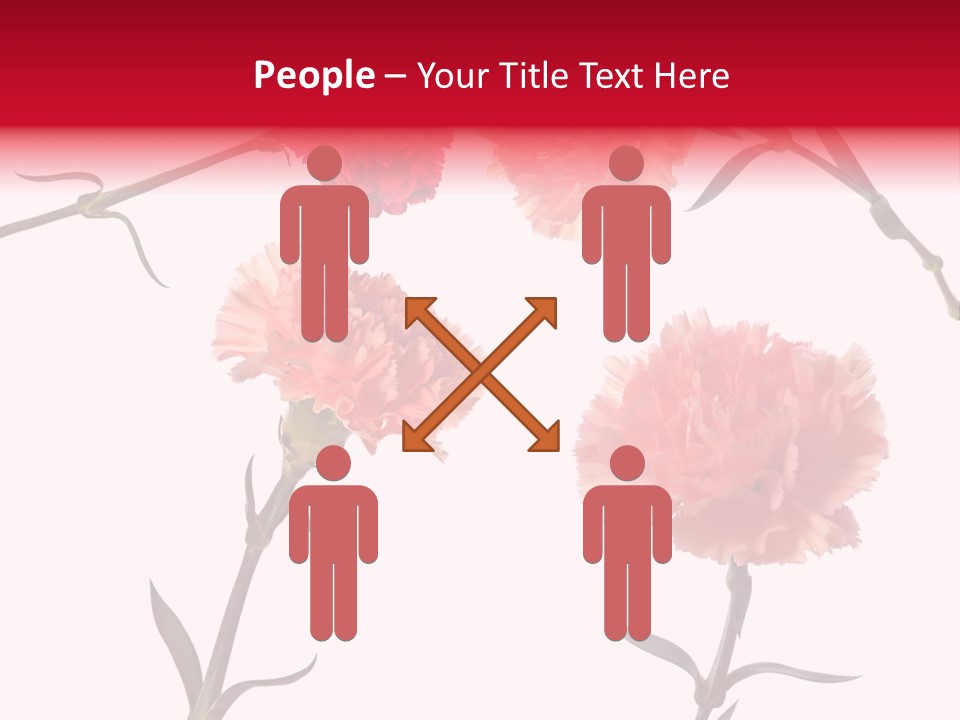 Set White Background Beauty PowerPoint Template