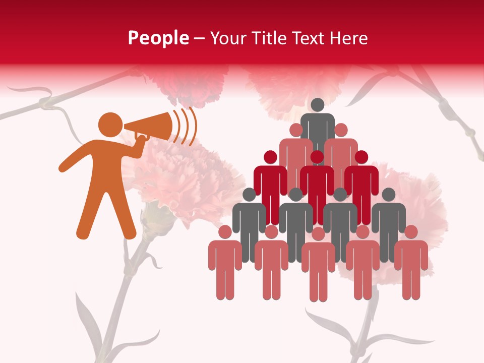 Set White Background Beauty PowerPoint Template