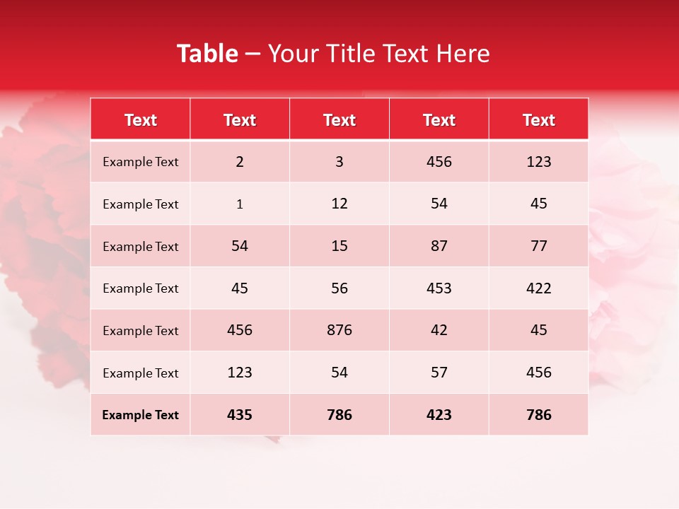 Floral Nature Flora PowerPoint Template