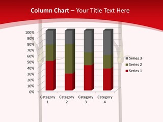 Carnation Card Red PowerPoint Template