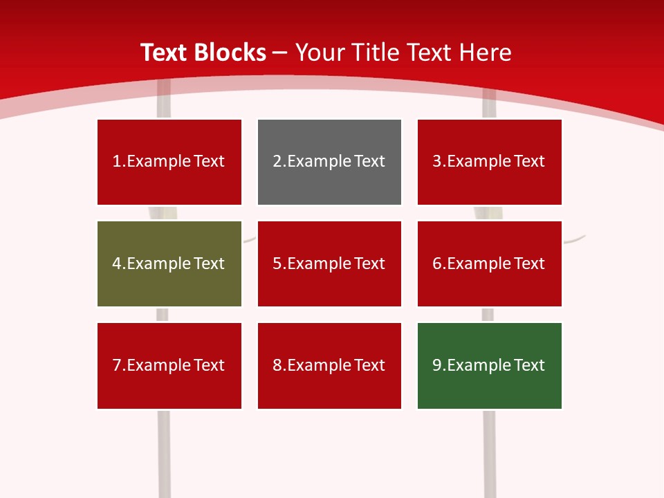 Carnation Card Red PowerPoint Template