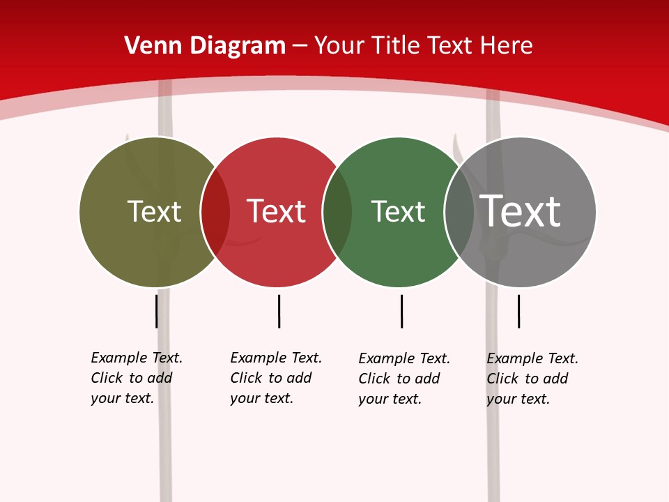 Carnation Card Red PowerPoint Template