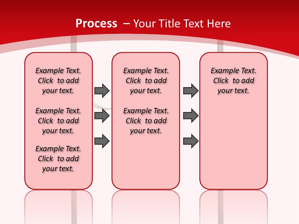 Carnation Card Red PowerPoint Template