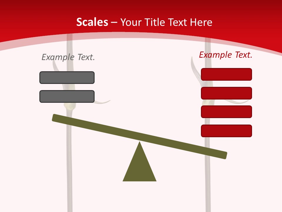 Carnation Card Red PowerPoint Template