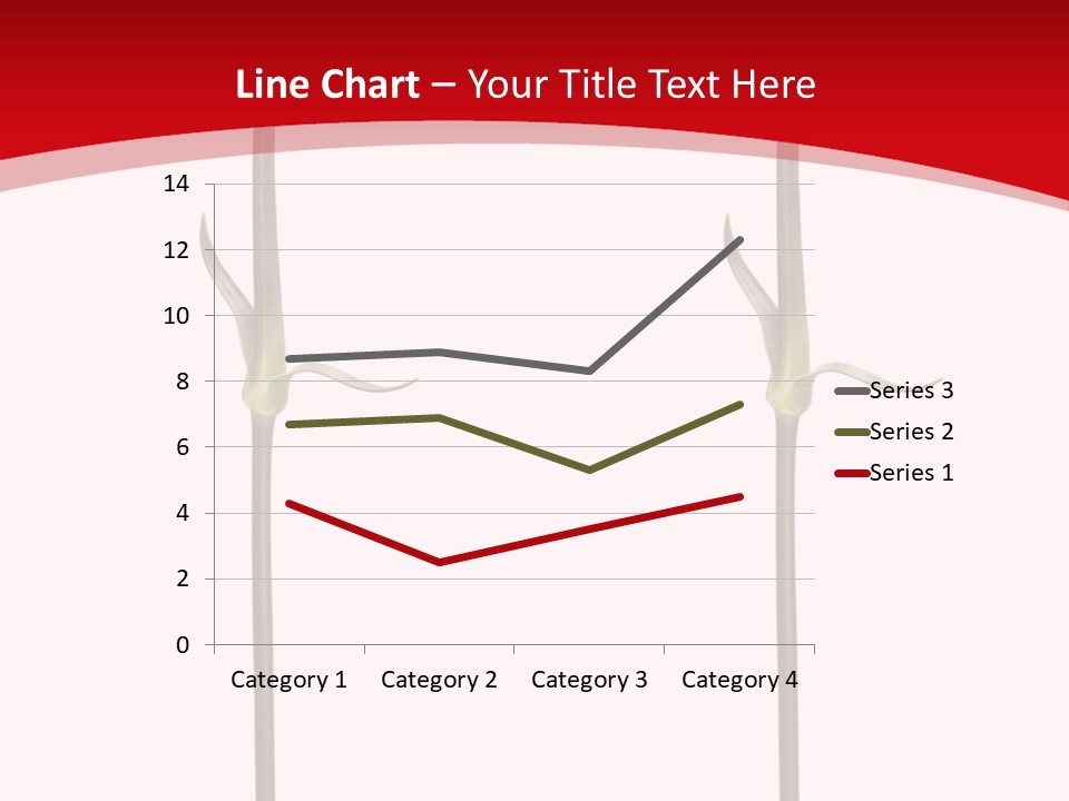 Carnation Card Red PowerPoint Template