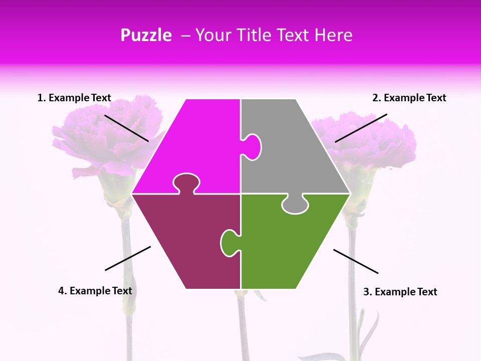 Mediterranean Bouquet Wedding PowerPoint Template