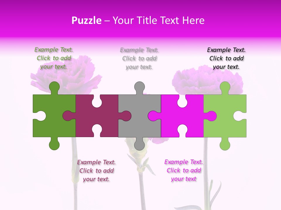 Mediterranean Bouquet Wedding PowerPoint Template