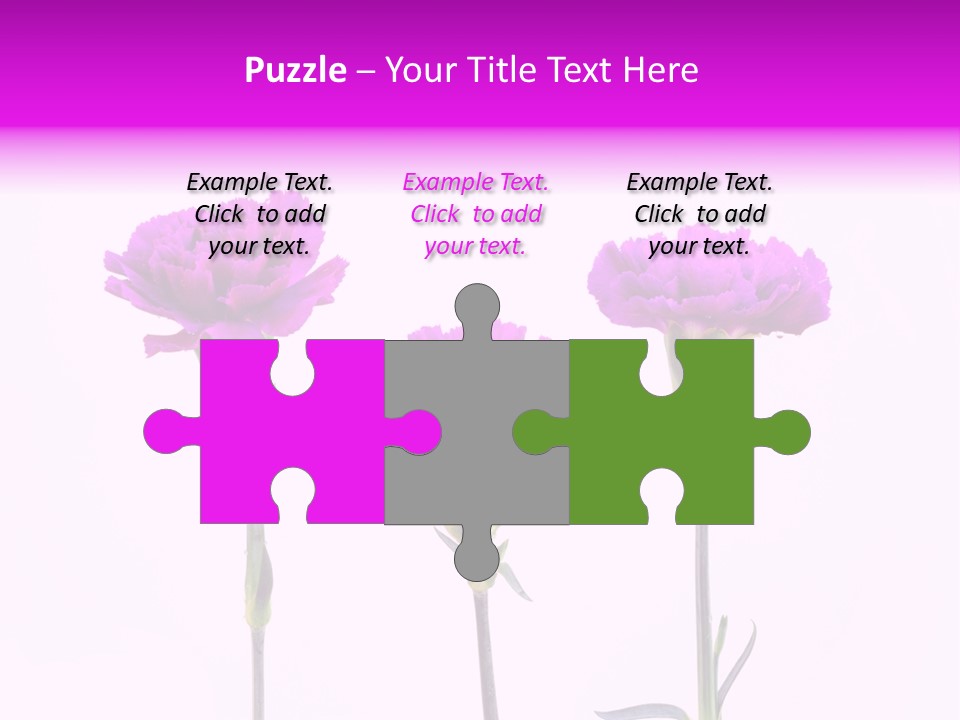 Mediterranean Bouquet Wedding PowerPoint Template