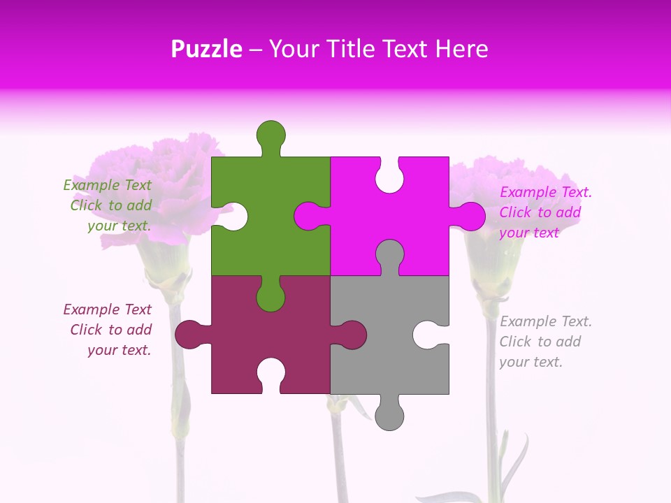 Mediterranean Bouquet Wedding PowerPoint Template