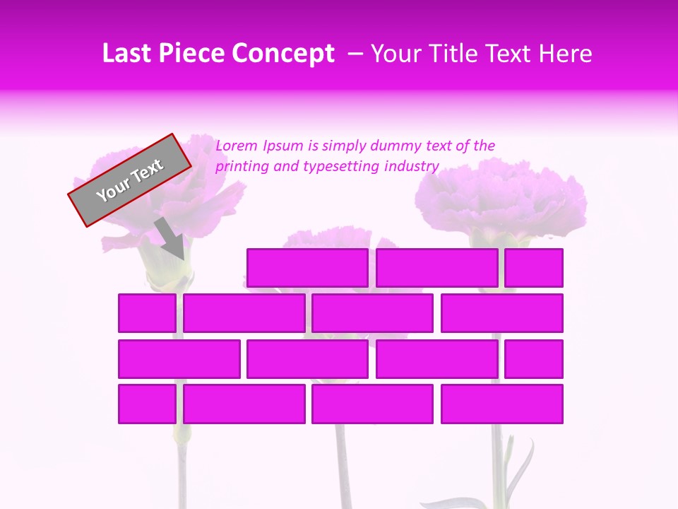 Mediterranean Bouquet Wedding PowerPoint Template