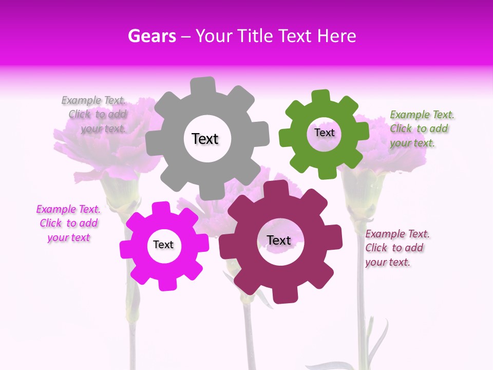 Mediterranean Bouquet Wedding PowerPoint Template