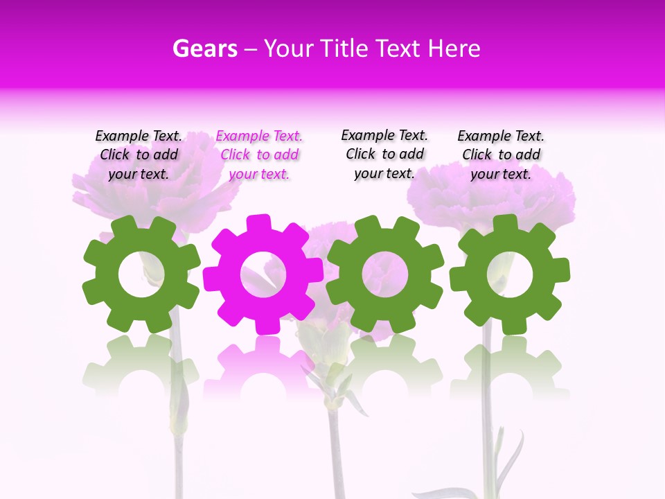 Mediterranean Bouquet Wedding PowerPoint Template