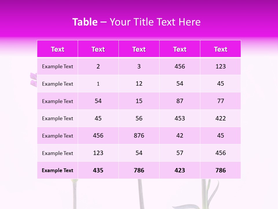 Mediterranean Bouquet Wedding PowerPoint Template