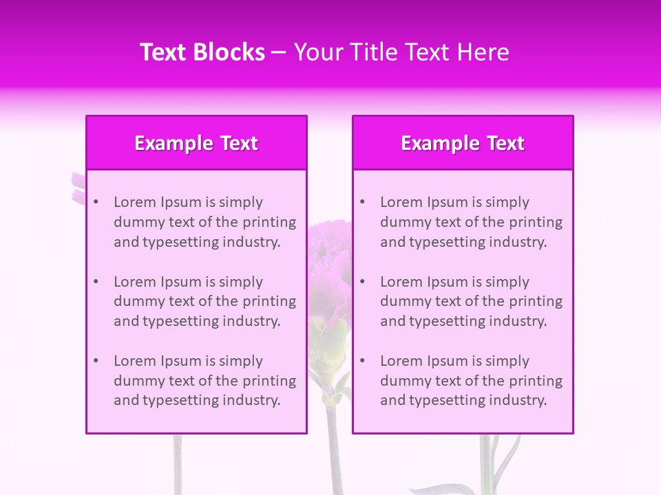 Mediterranean Bouquet Wedding PowerPoint Template