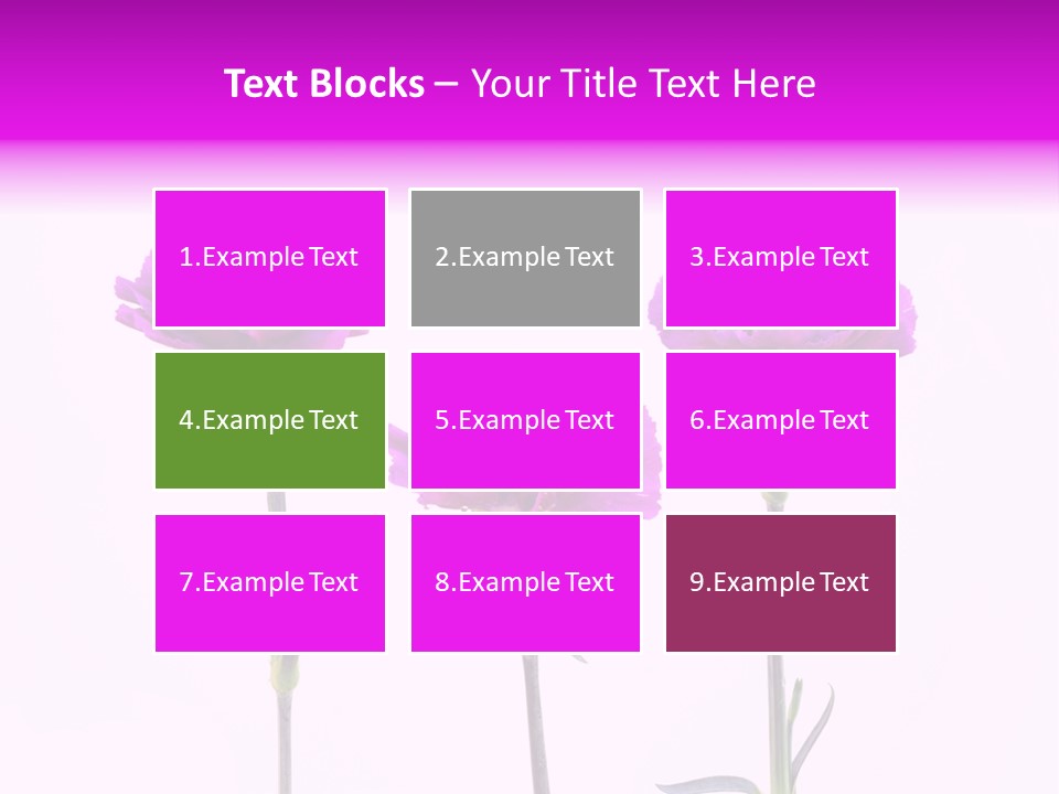 Mediterranean Bouquet Wedding PowerPoint Template