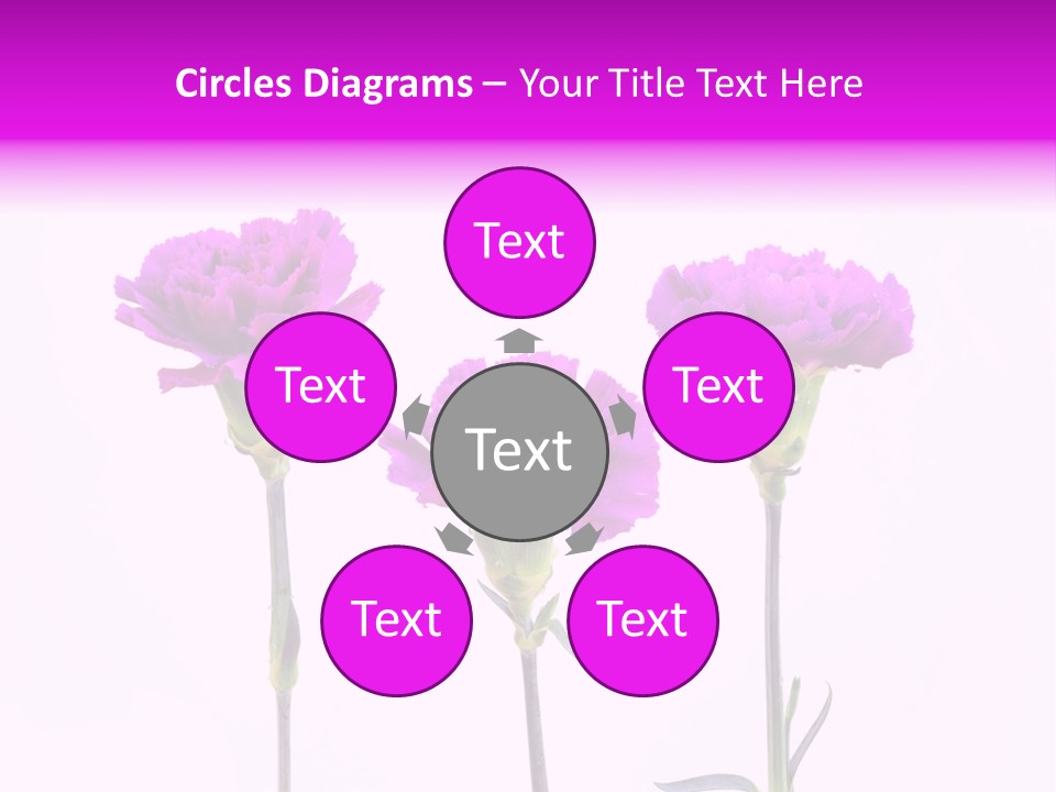 Mediterranean Bouquet Wedding PowerPoint Template