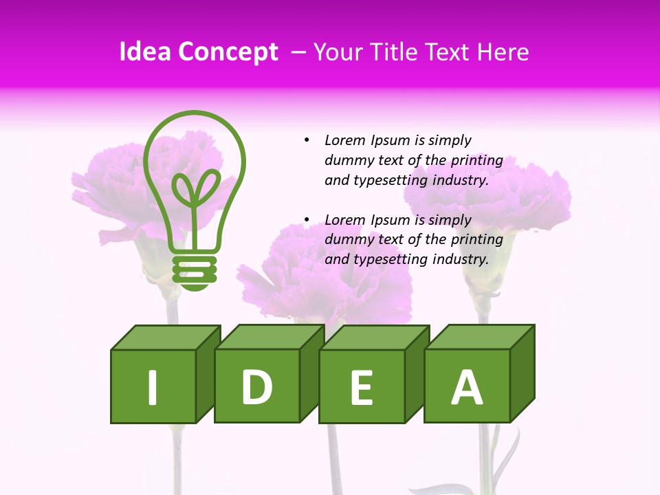 Mediterranean Bouquet Wedding PowerPoint Template