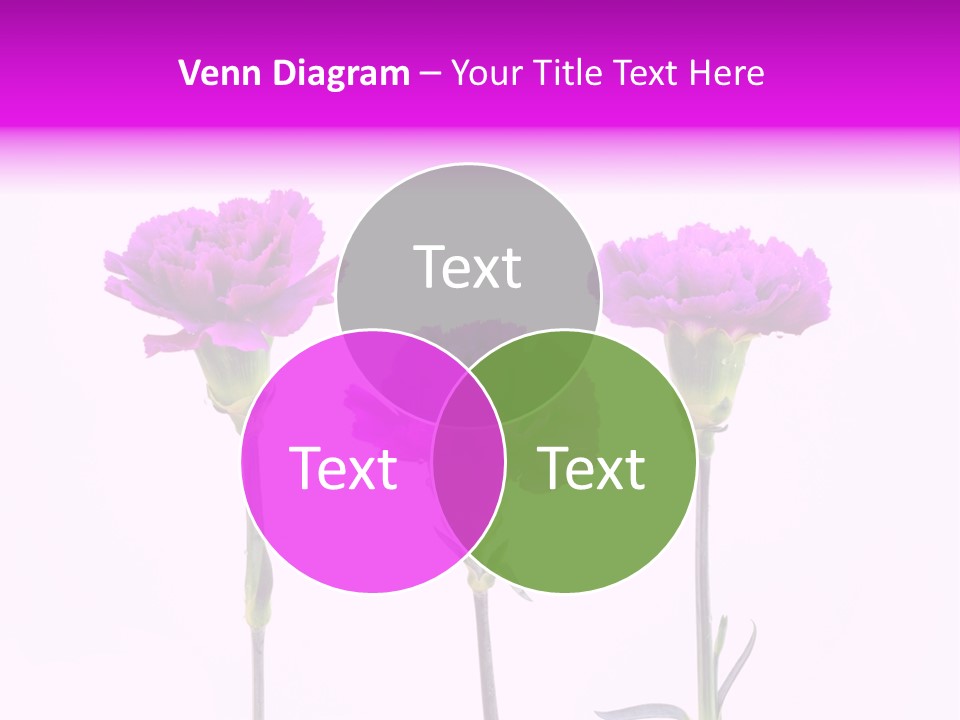 Mediterranean Bouquet Wedding PowerPoint Template