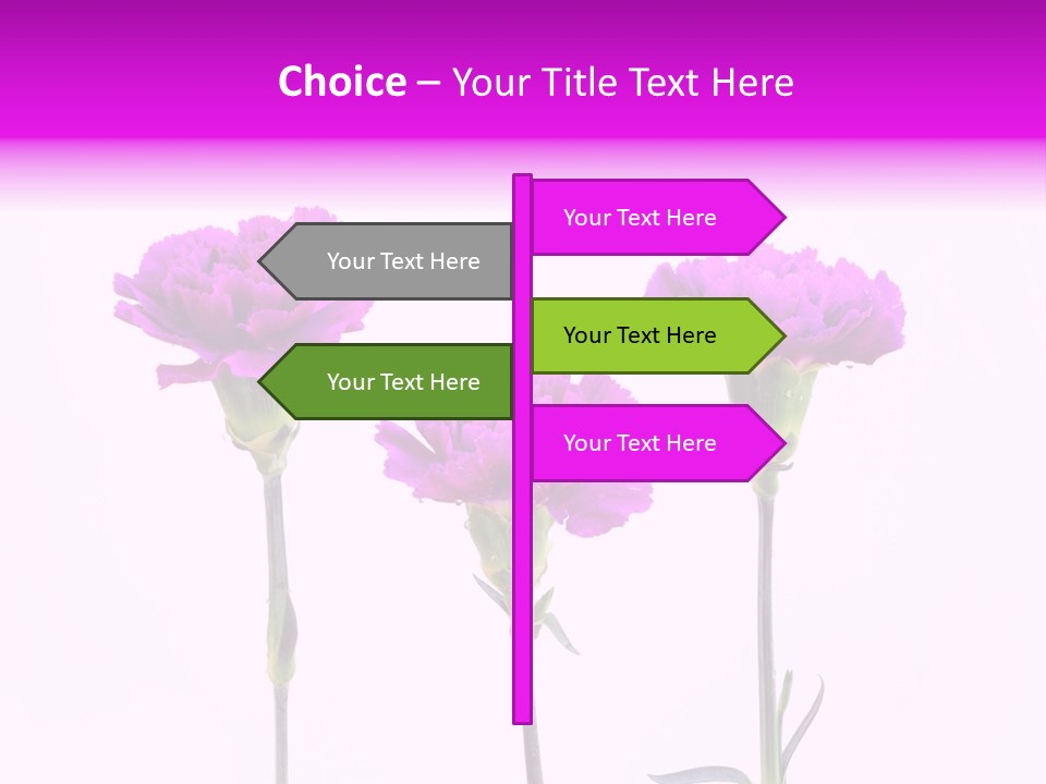 Mediterranean Bouquet Wedding PowerPoint Template