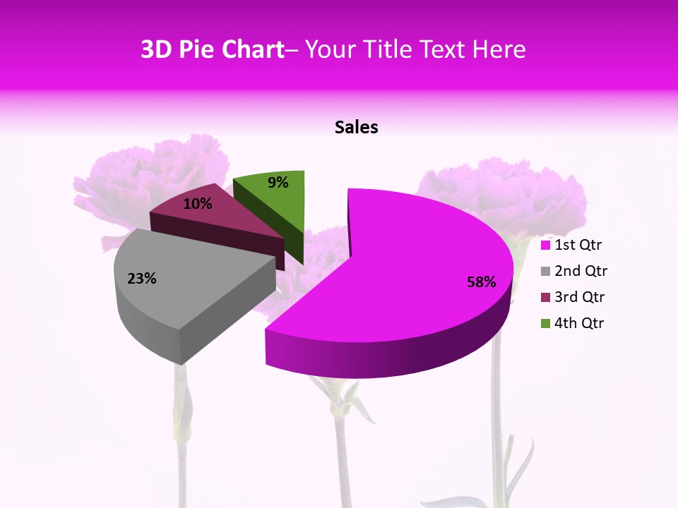Mediterranean Bouquet Wedding PowerPoint Template