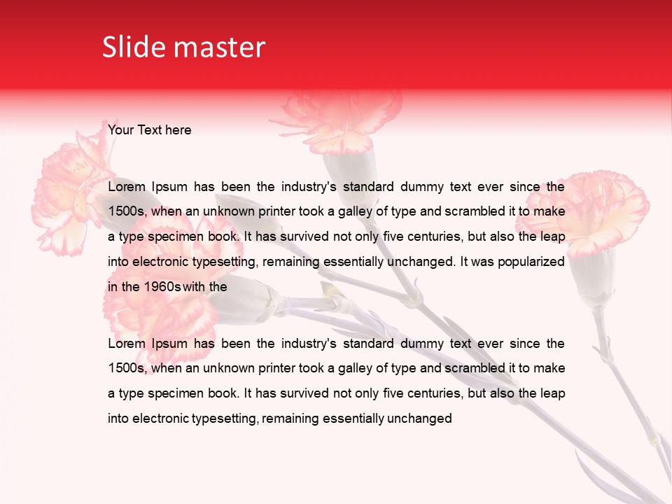 Elegant Flowers Beautiful PowerPoint Template