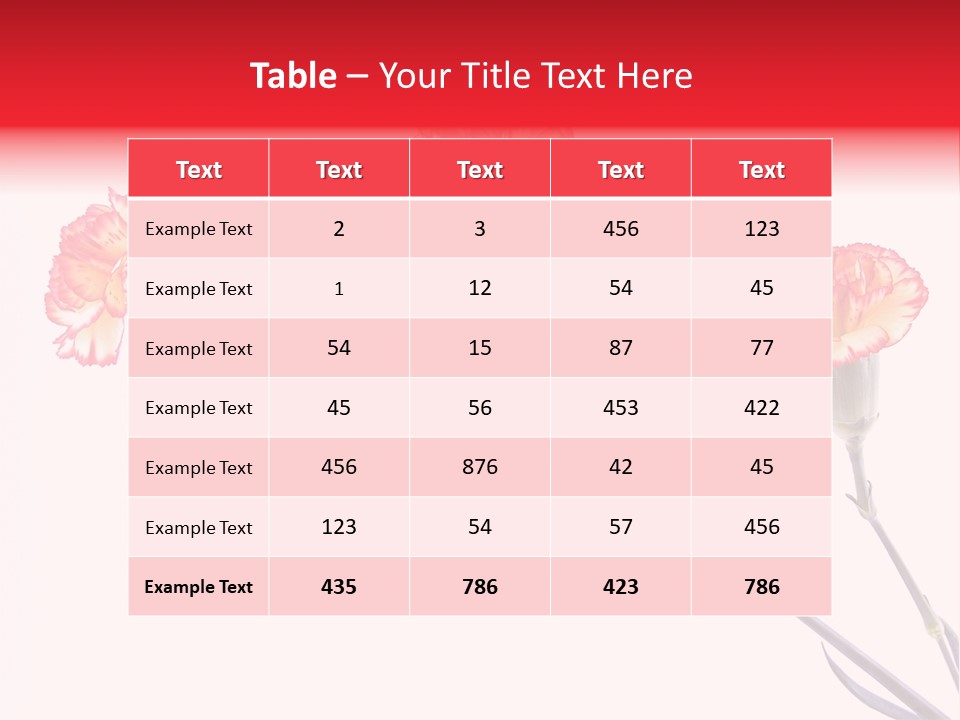 Elegant Flowers Beautiful PowerPoint Template