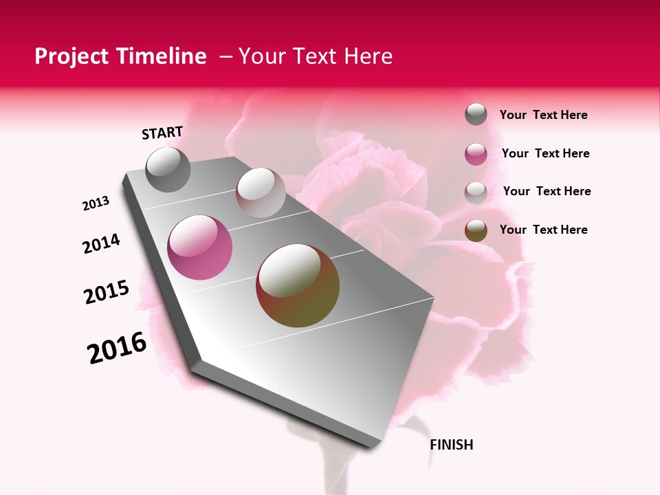 Plant Carnation Flora PowerPoint Template