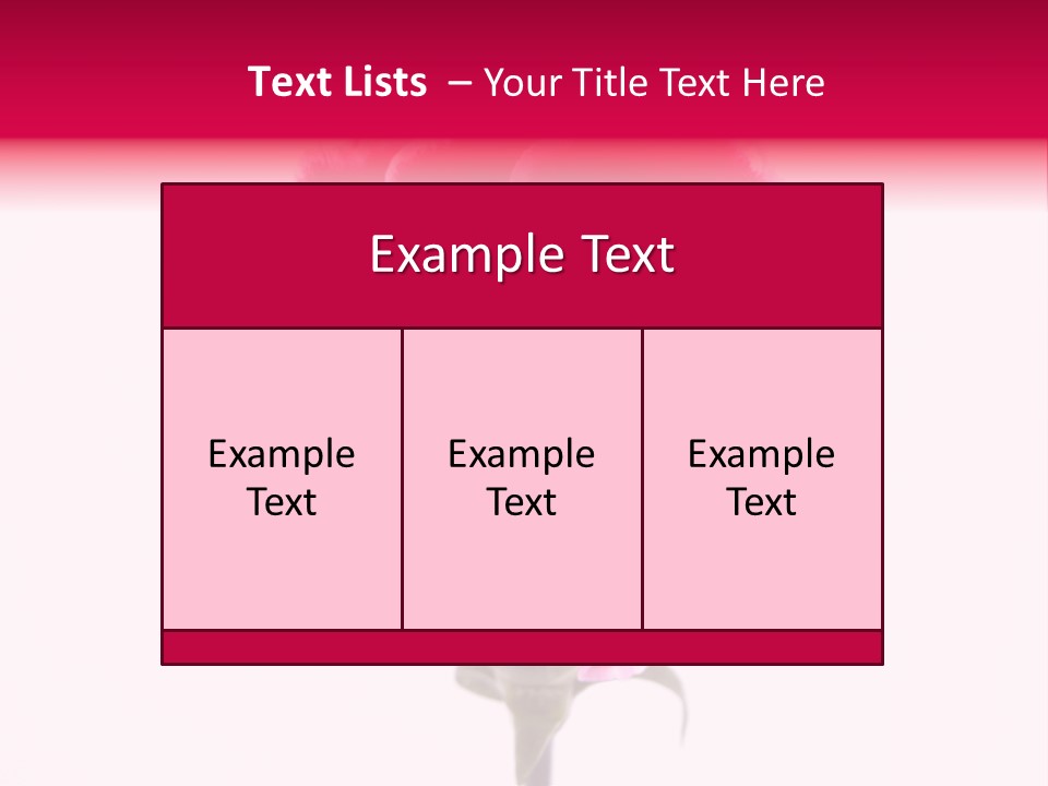 Plant Carnation Flora PowerPoint Template