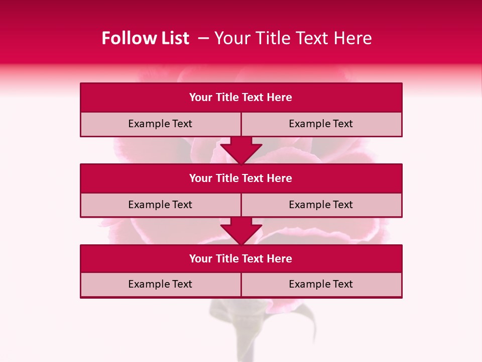 Plant Carnation Flora PowerPoint Template