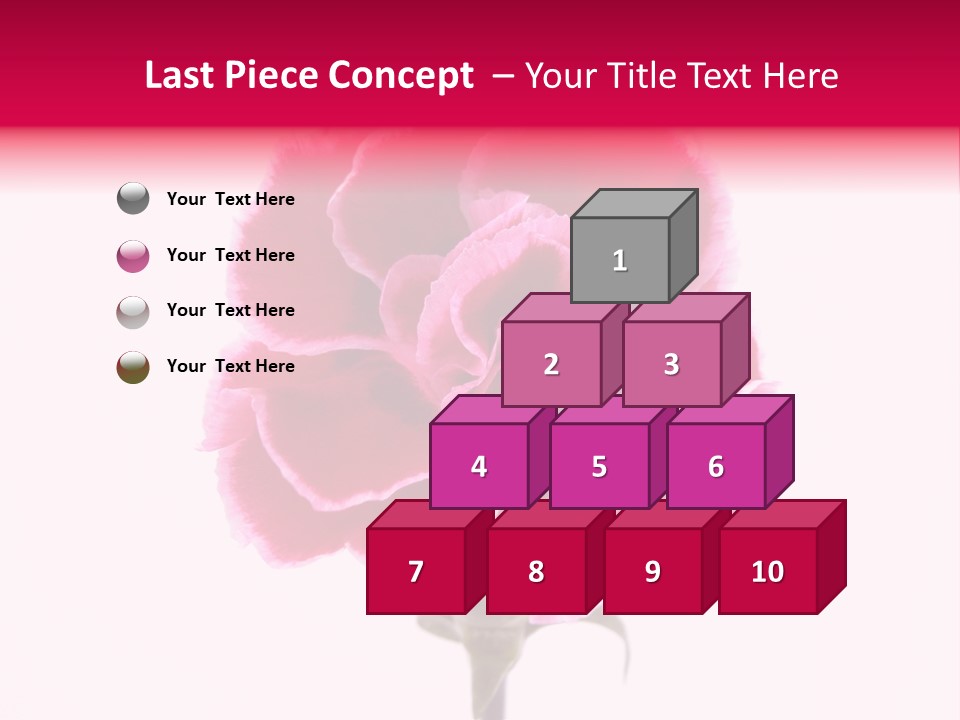 Plant Carnation Flora PowerPoint Template