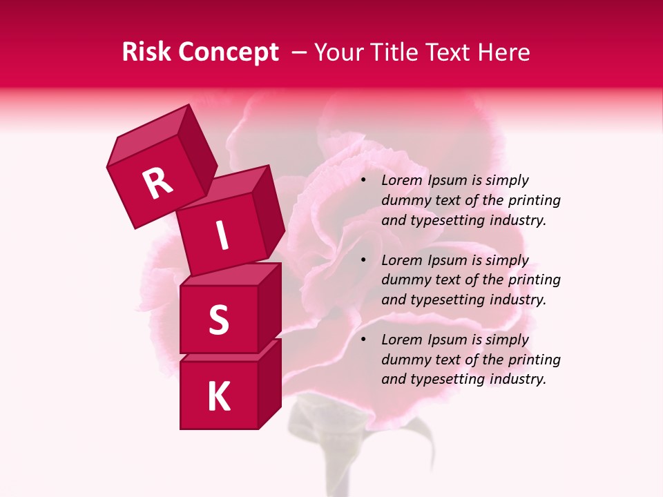 Plant Carnation Flora PowerPoint Template
