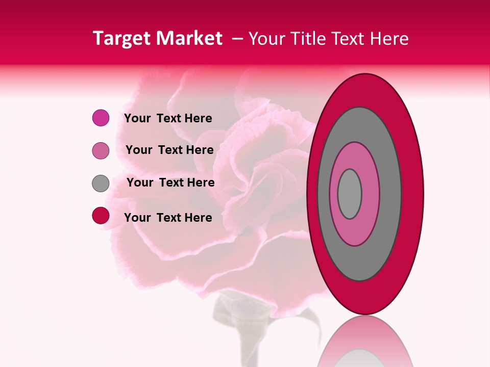 Plant Carnation Flora PowerPoint Template