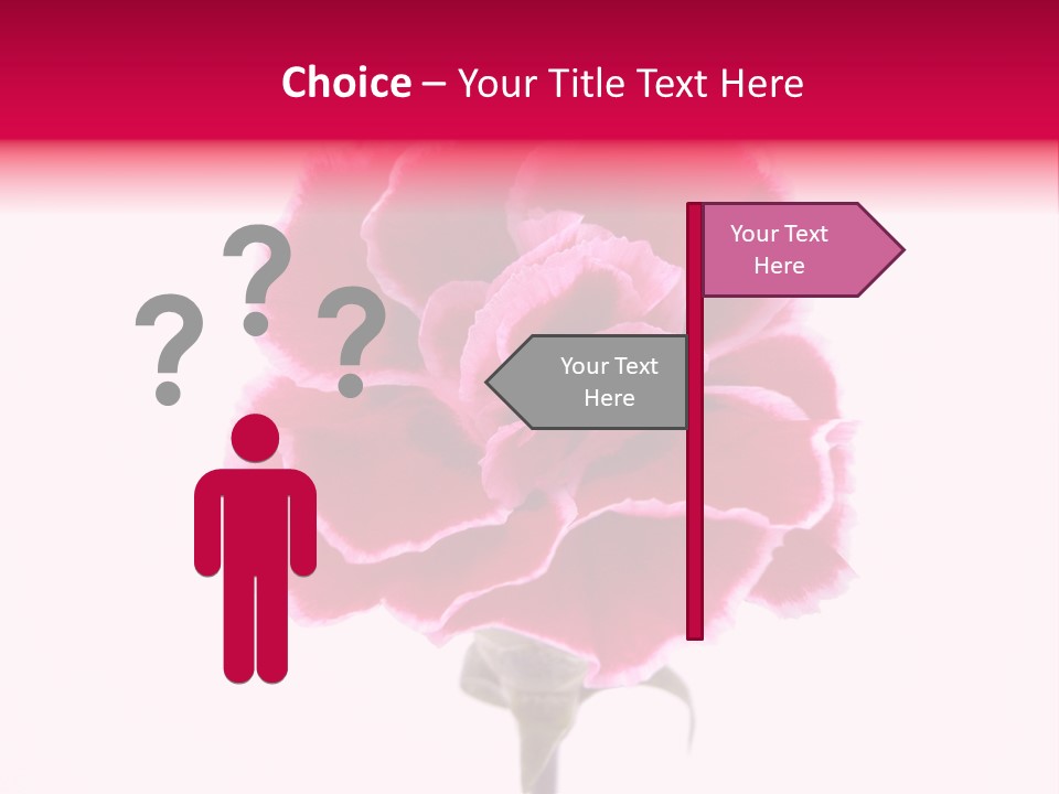 Plant Carnation Flora PowerPoint Template