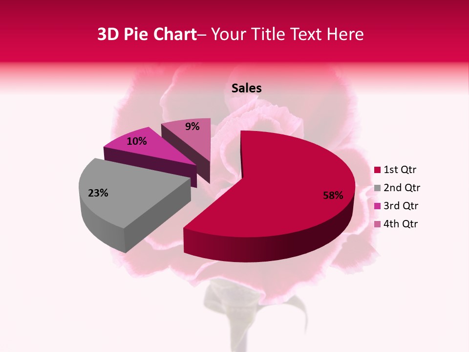 Plant Carnation Flora PowerPoint Template