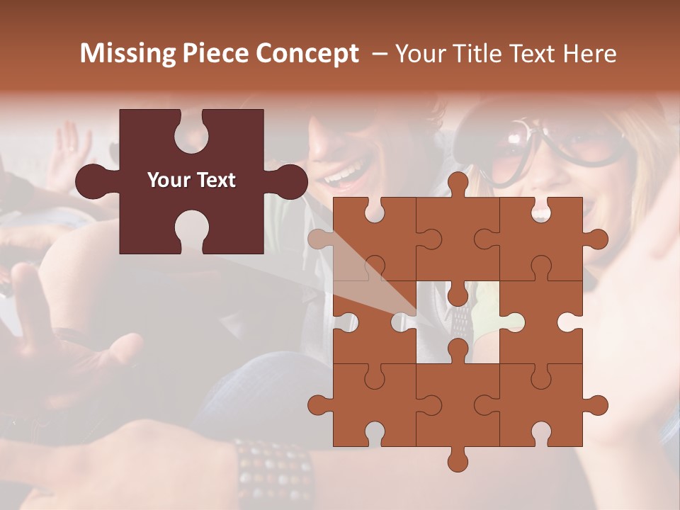 Happy Portrait Teen PowerPoint Template