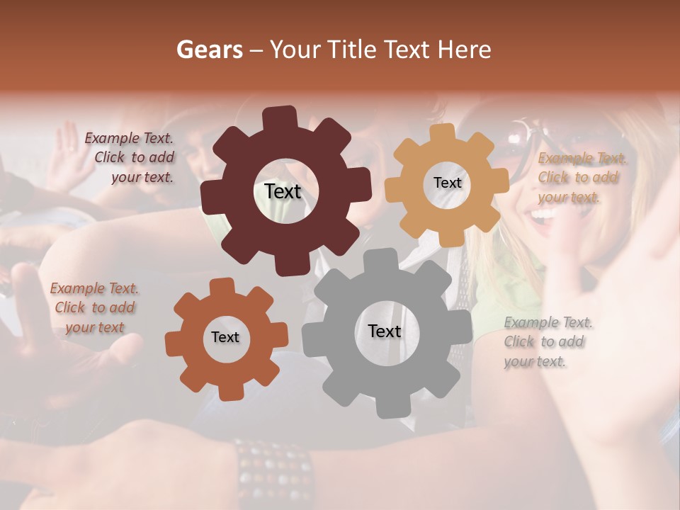 Happy Portrait Teen PowerPoint Template