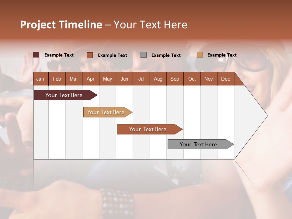 Happy Portrait Teen PowerPoint Template
