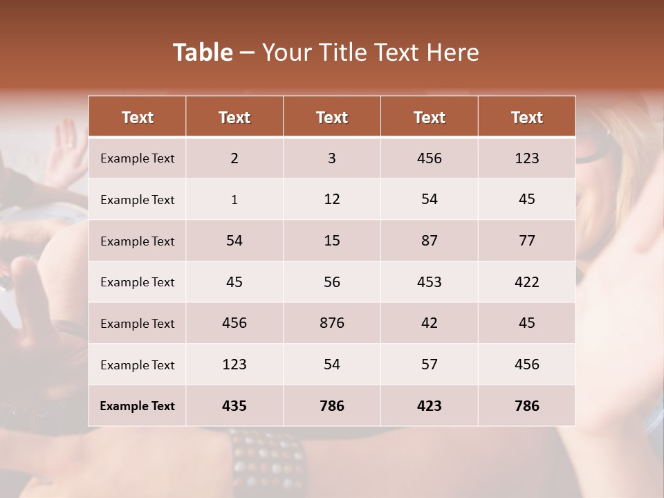 Happy Portrait Teen PowerPoint Template