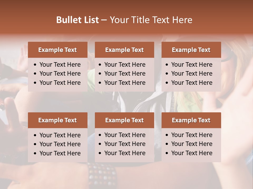 Happy Portrait Teen PowerPoint Template