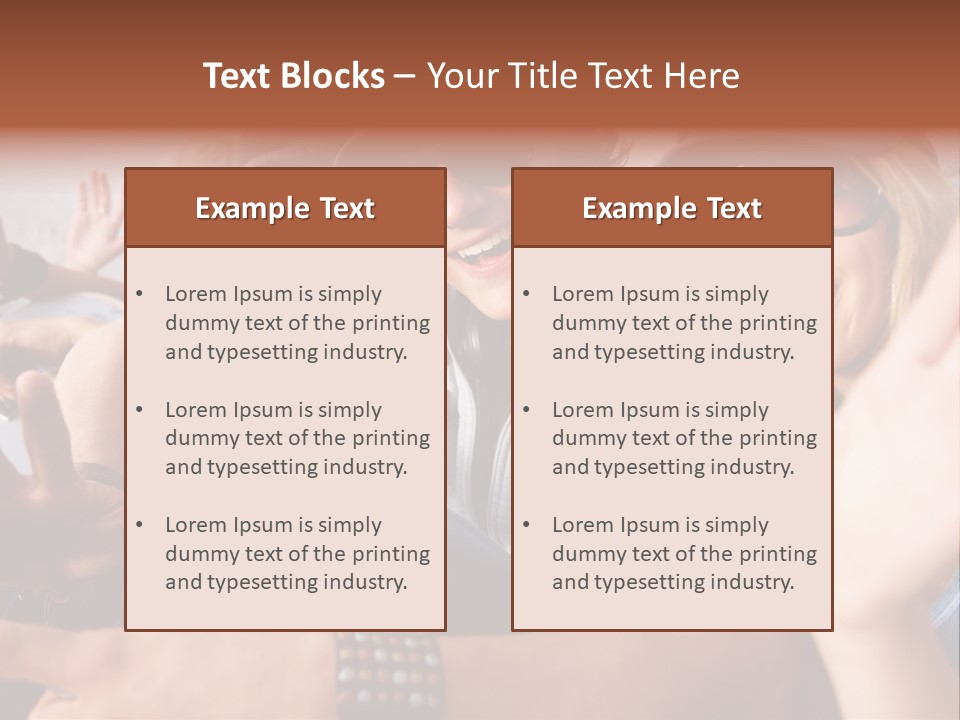 Happy Portrait Teen PowerPoint Template