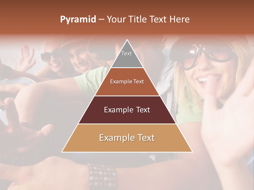 Happy Portrait Teen PowerPoint Template