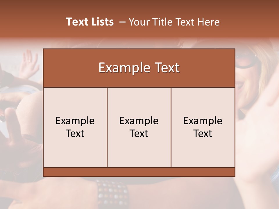 Happy Portrait Teen PowerPoint Template