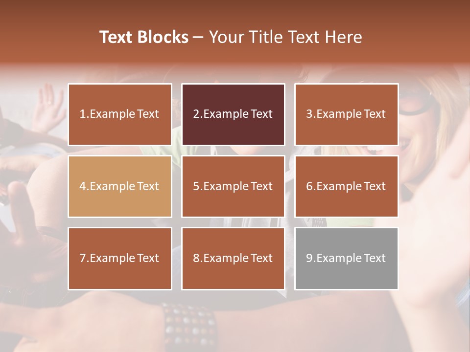 Happy Portrait Teen PowerPoint Template